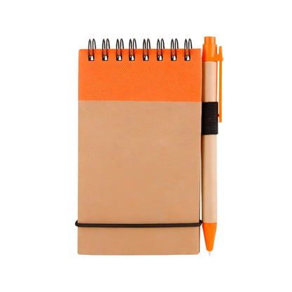10pzs LIBRETA GREEN PLANET COLOR NARANJA PROMOOPCION - Promoopcion