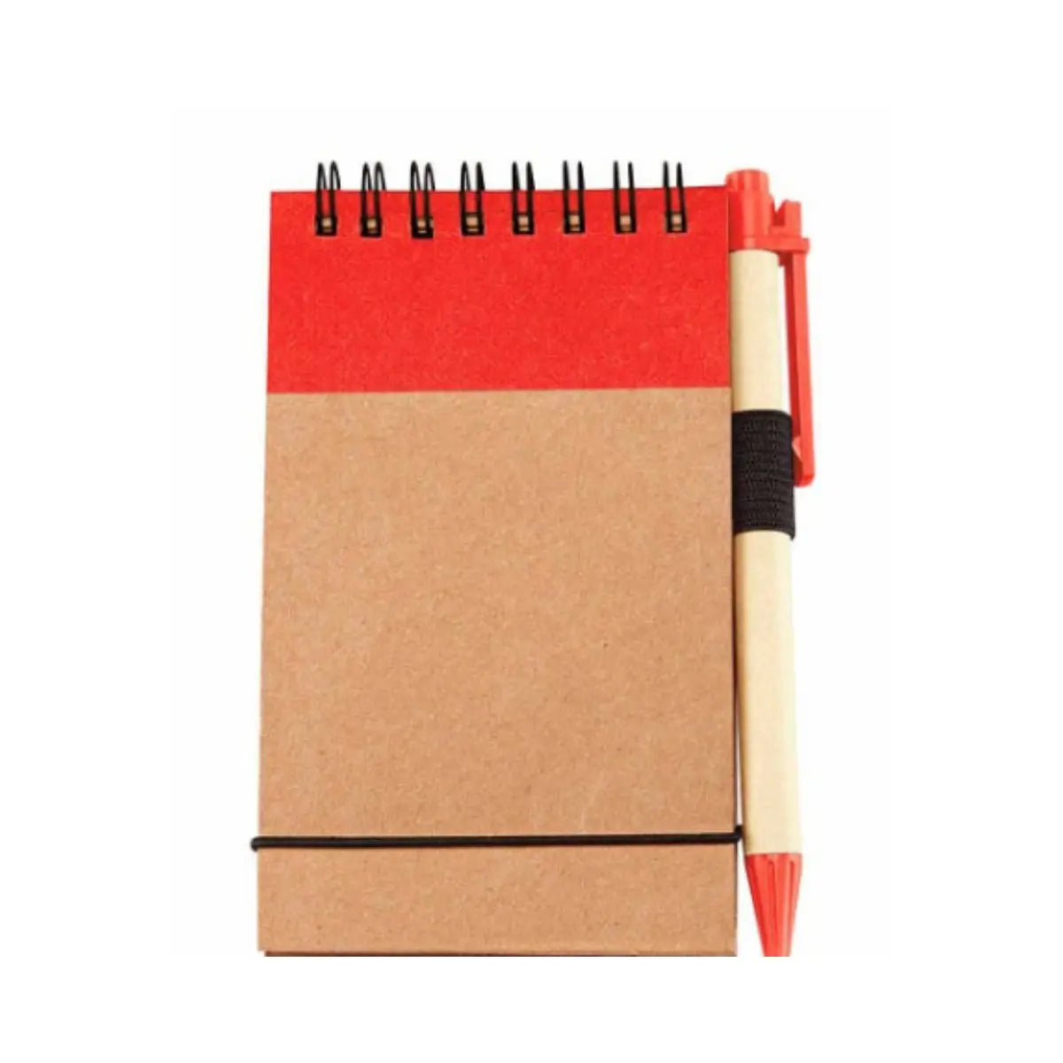 10 Libretas Bolsillo Chica Boligrafo Ecologica Pluma Colores Promoopcion