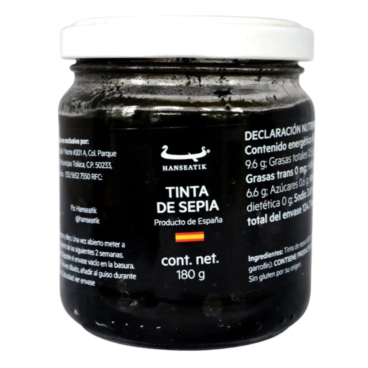 Tinta de Sepia 180g - Hanseatik - detalle