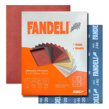 50 Hojas Lija Fandeli J86 Metal Madera Grano 120 Fandeli