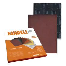 50 Hojas Lija Esmeril Fandeli 00082 Grano 400 Fandeli