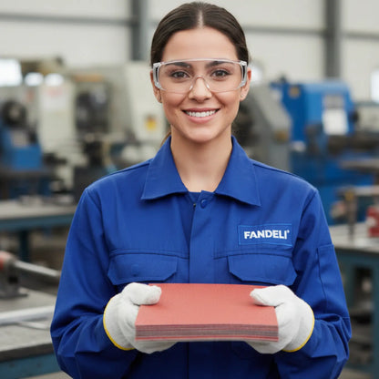 25 Pzs HOJA X-86 050  FANDELI 0.230m X 0.280m TELA - Fandeli - vista lateral