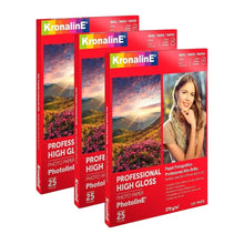 Hojas Papel Fotográfico Kronaline Ph370 Brillante Carta 25 Hojas c/u 3 PIEZA - Kronaline - vista trasera