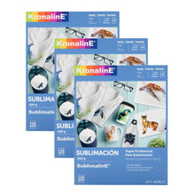 Hojas Papel Sublimación Kronaline SUBL17 Carta 125 Hojas c/u Kronaline