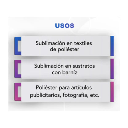 Hojas Papel Sublimación Kronaline SUBL17 Carta 125 Hojas c/u Kronaline
