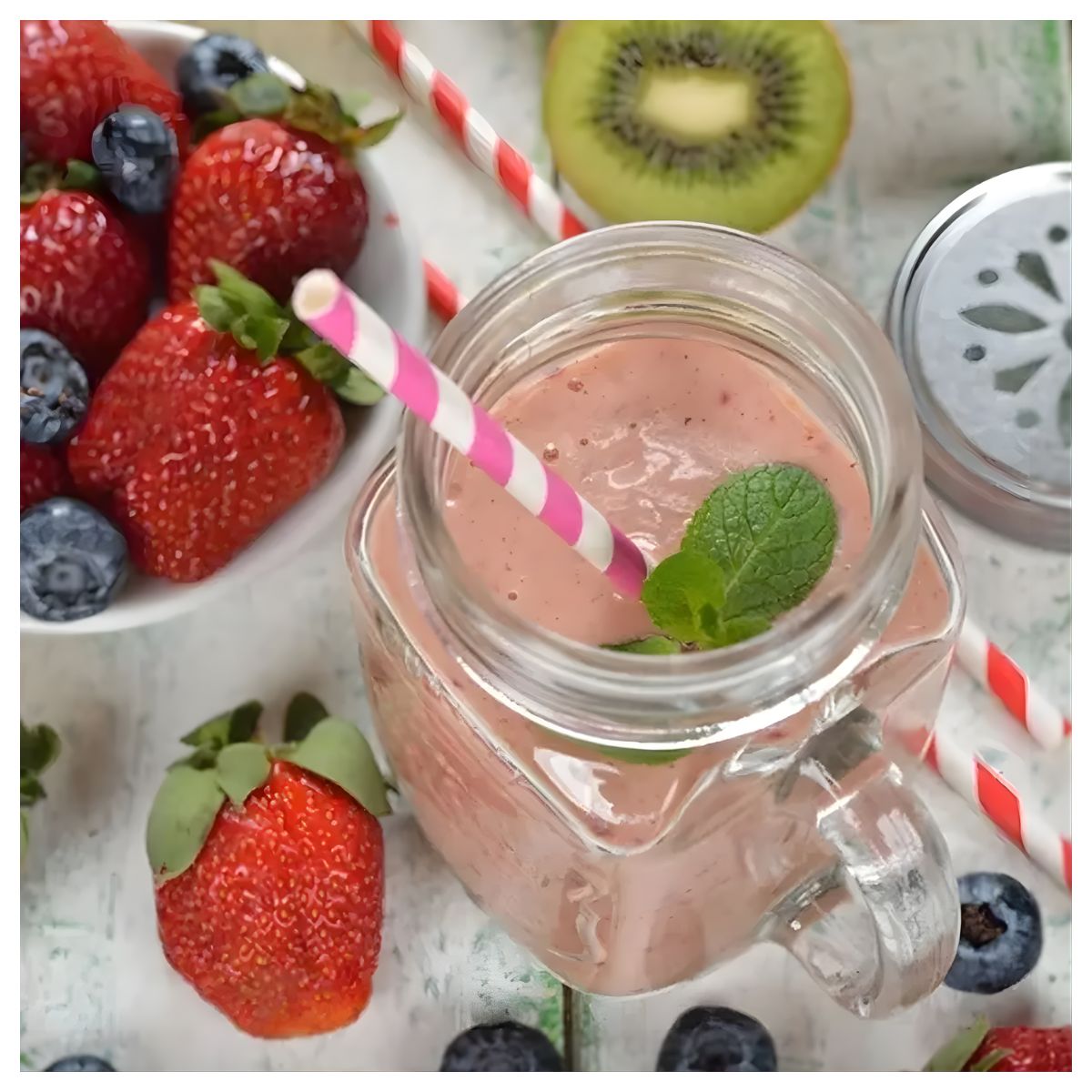 Mason Jar Frasco Tapa Cobre Tarro Popote 24 Pack