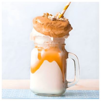 24pz Frasco Vidrio Mason Jars Con Tapa Tarro Con Asa 500ml Transparente