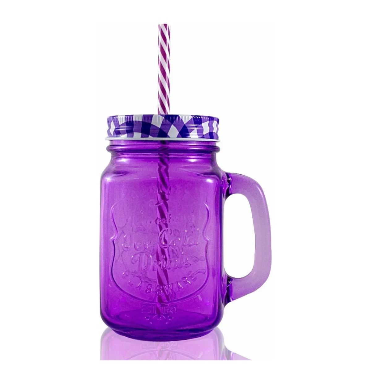 Mason Jar Grabado Con Tapa Popotes 12 Piezas Surtido