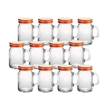 12 Pack Mason Jar Mini Con Asa 4 Oz Vaso Frasco Tarro Vasito