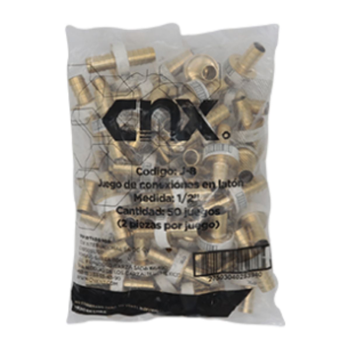 Juego de Conexiones CNX Laton 1/2"