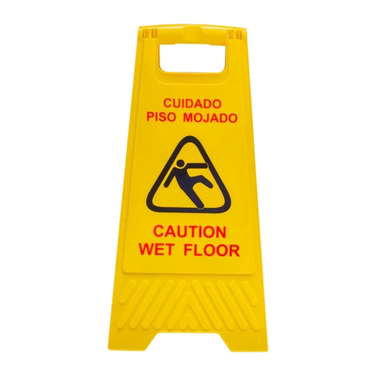 Letrero Precaucion Plegable Oval Señalamiento Piso Mojado