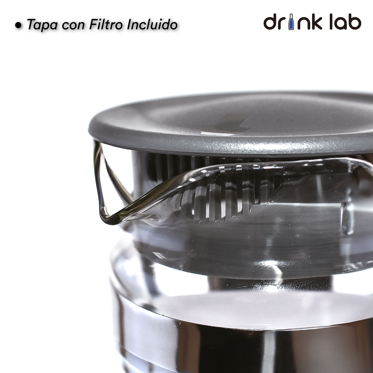 Jarra Aurora Vidrio Asa Color Negro 1l Hogar