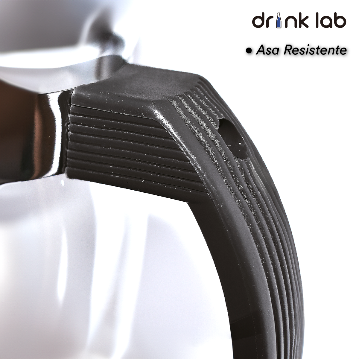 Jarra Aurora Vidrio Asa Color Negro 1l Hogar