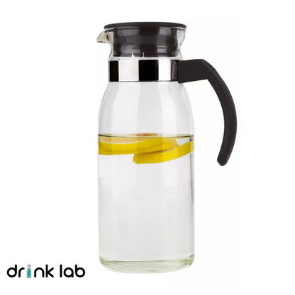 Jarra Aurora Vidrio Asa Color Negro 1l Hogar