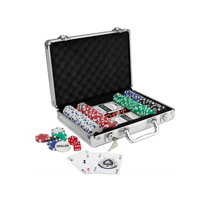 Maletin Poker Promoopcion Fichas Cartas Dados Juego Azar