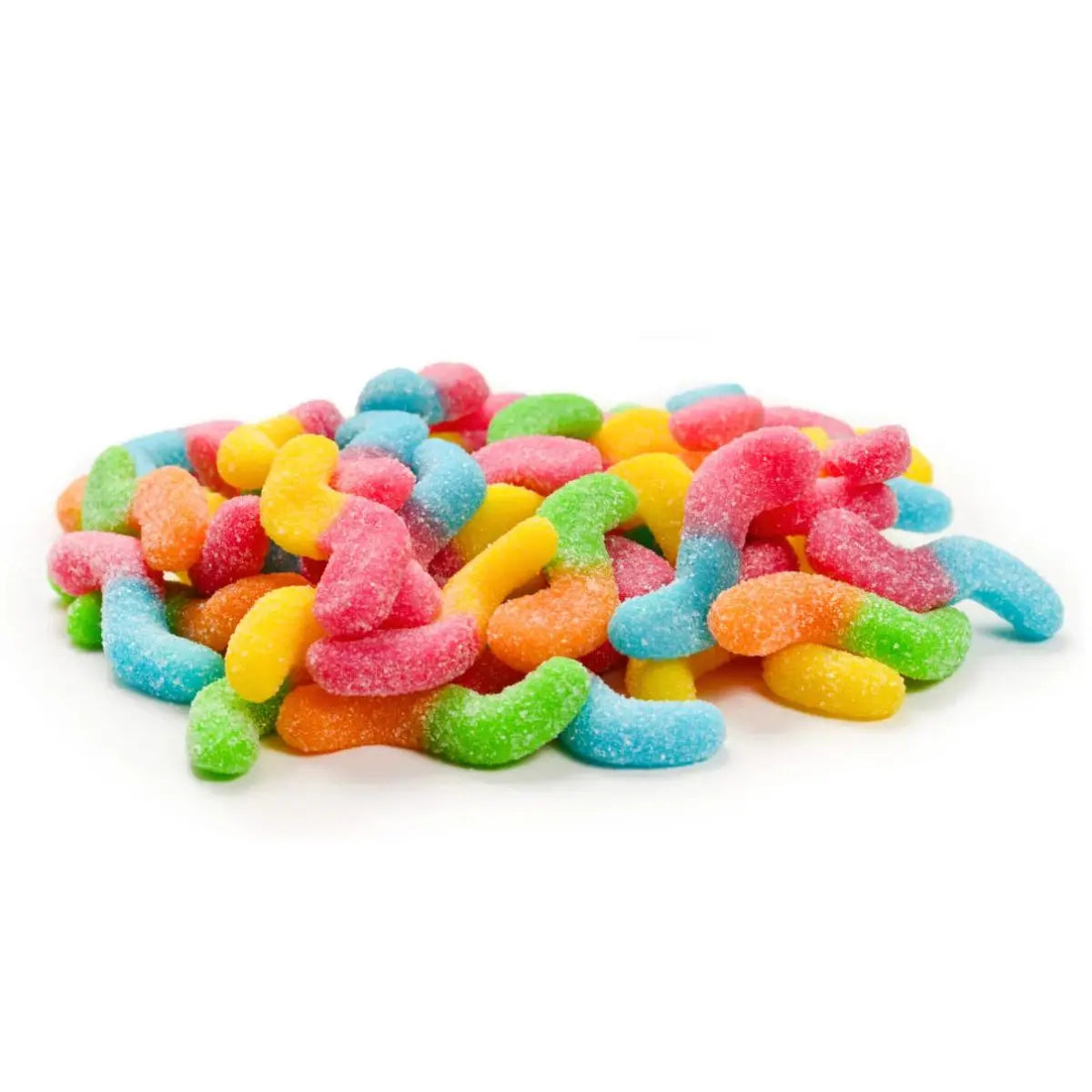 Gomitas Worms Gummies Neon Jovy Gomita Acida Surtido 1kg - Jovy - vista lateral
