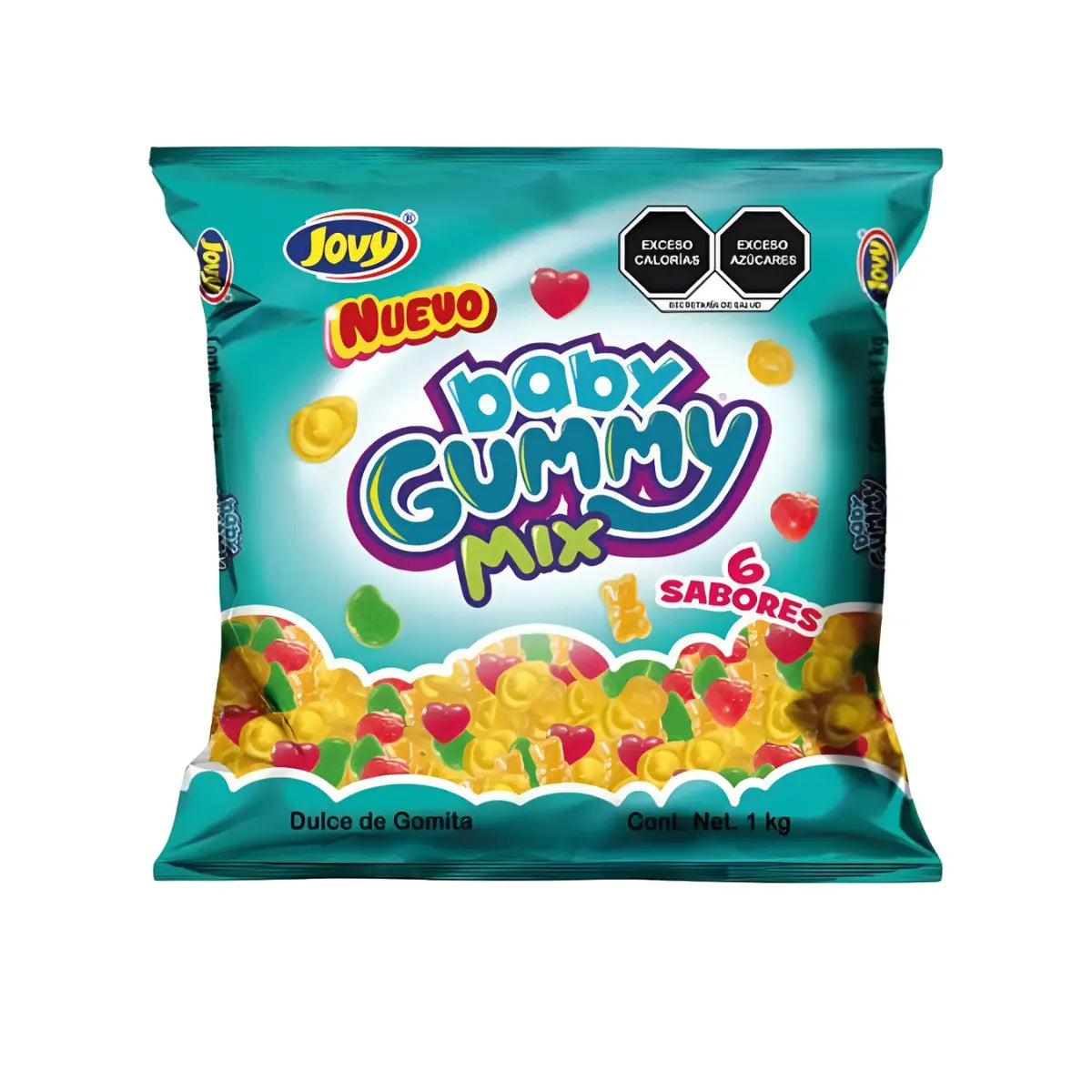 1kg Baby Gummy Mix 6 Sabores Jovy Surtidos Fiesta Jovy