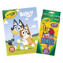 Kit Libro Para Colorear Bluey + 12 Colores Doblepunt Crayola
