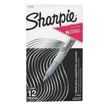 12 Marcadores Metalicos Sharpie Fina + 5 Marcador Sharpie Co Multicolor