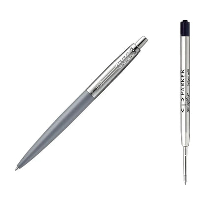 Bolígrafo Parker Jotter + 2 Repuestos Tinta Negra Punto Fino