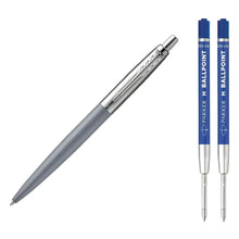 Bolígrafo Parker Jotter + 2 Repuestos Tinta Azul Punto Medio