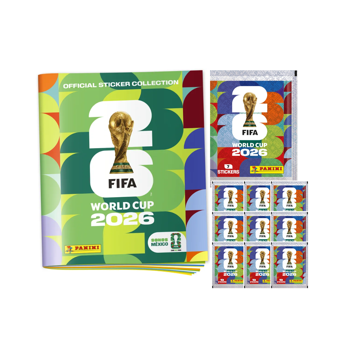 Copa Mundial de la FIFA 2026 Album Pasta Suave + 25 Sobres