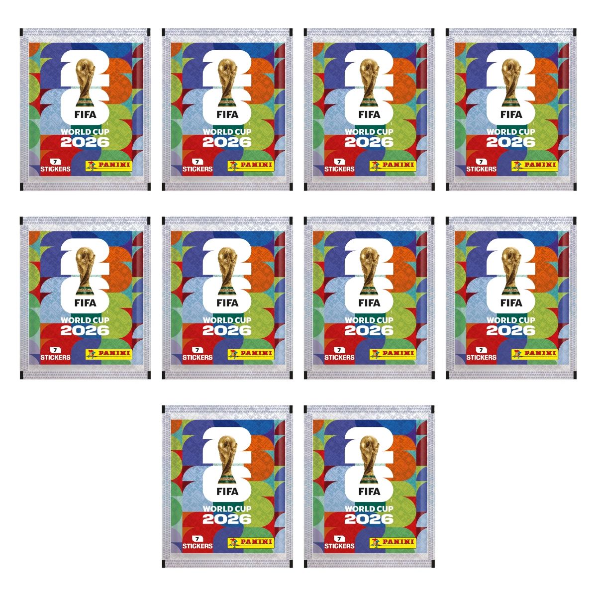 Copa Mundial de la FIFA 10 Sobres Estampas Panini