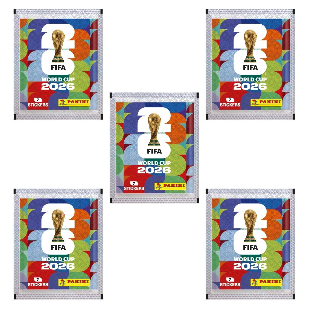 Copa Mundial de la FIFA 5 Sobres Estampas Panini