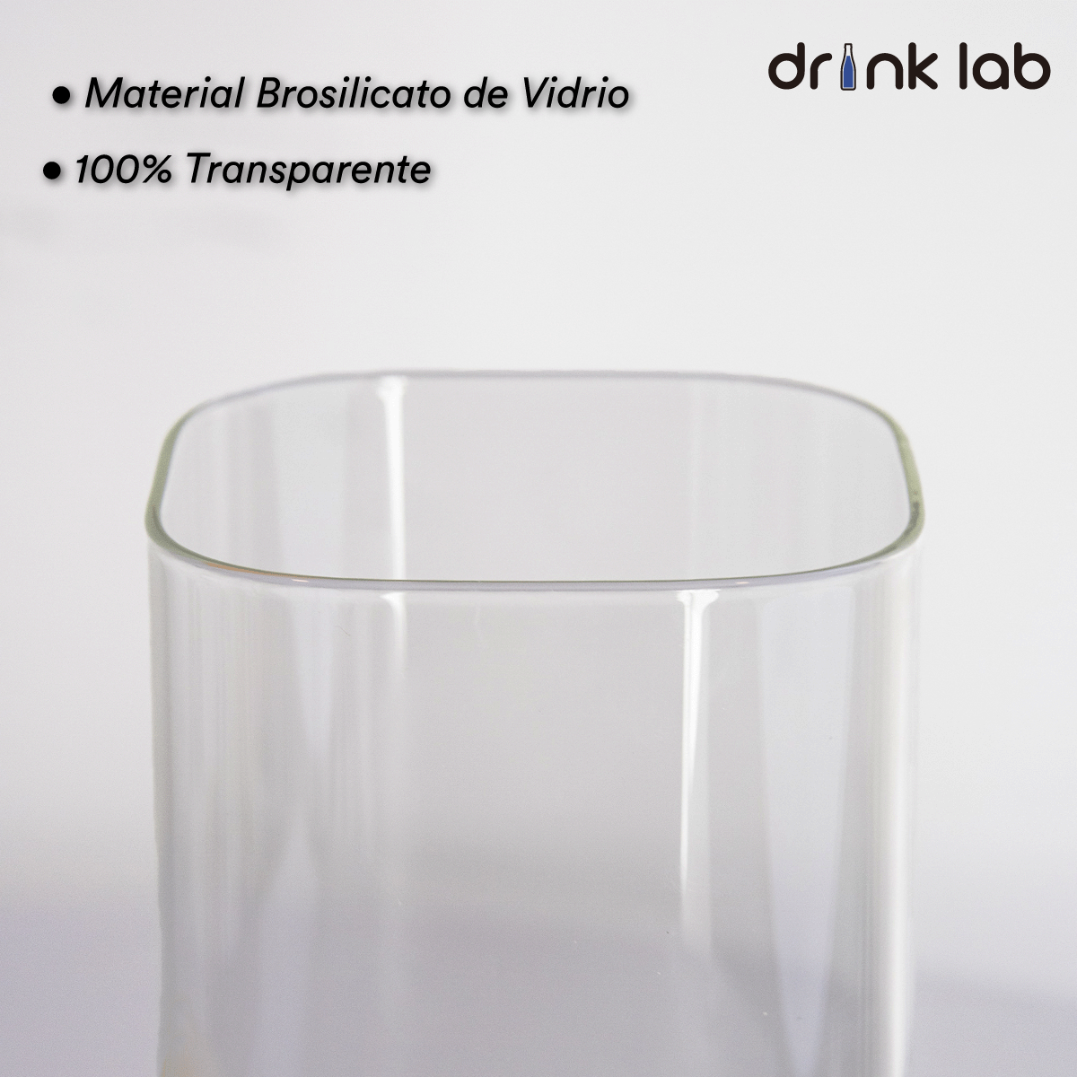 3 Recipientes Hermetico Vidrio Tapa Bambu - Drink Lab