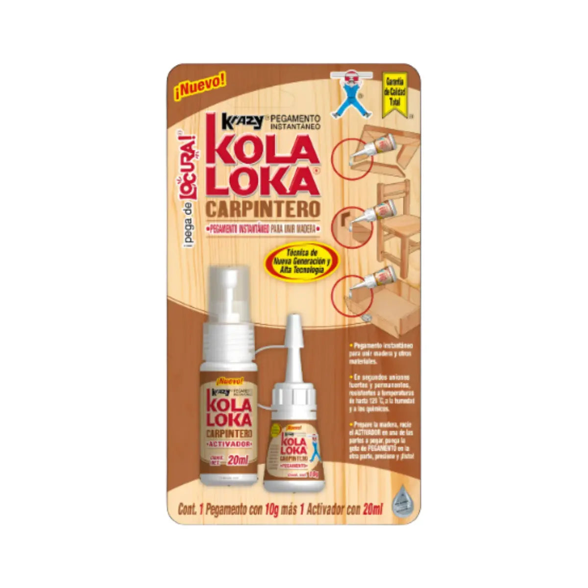 PEGAMENTO DE CARPINTERO 10 G KOLALOKA - Kolaloka