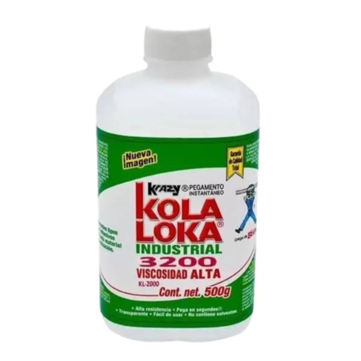 Pegamento Industrial Kola Loka Kli3200 500g Viscosidad Alta - Kola loka - vista lateral