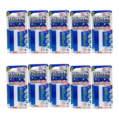 Pegamento Barra Kola Loka Plastiloka Super Azul 20g Epoxica - Kolaloka