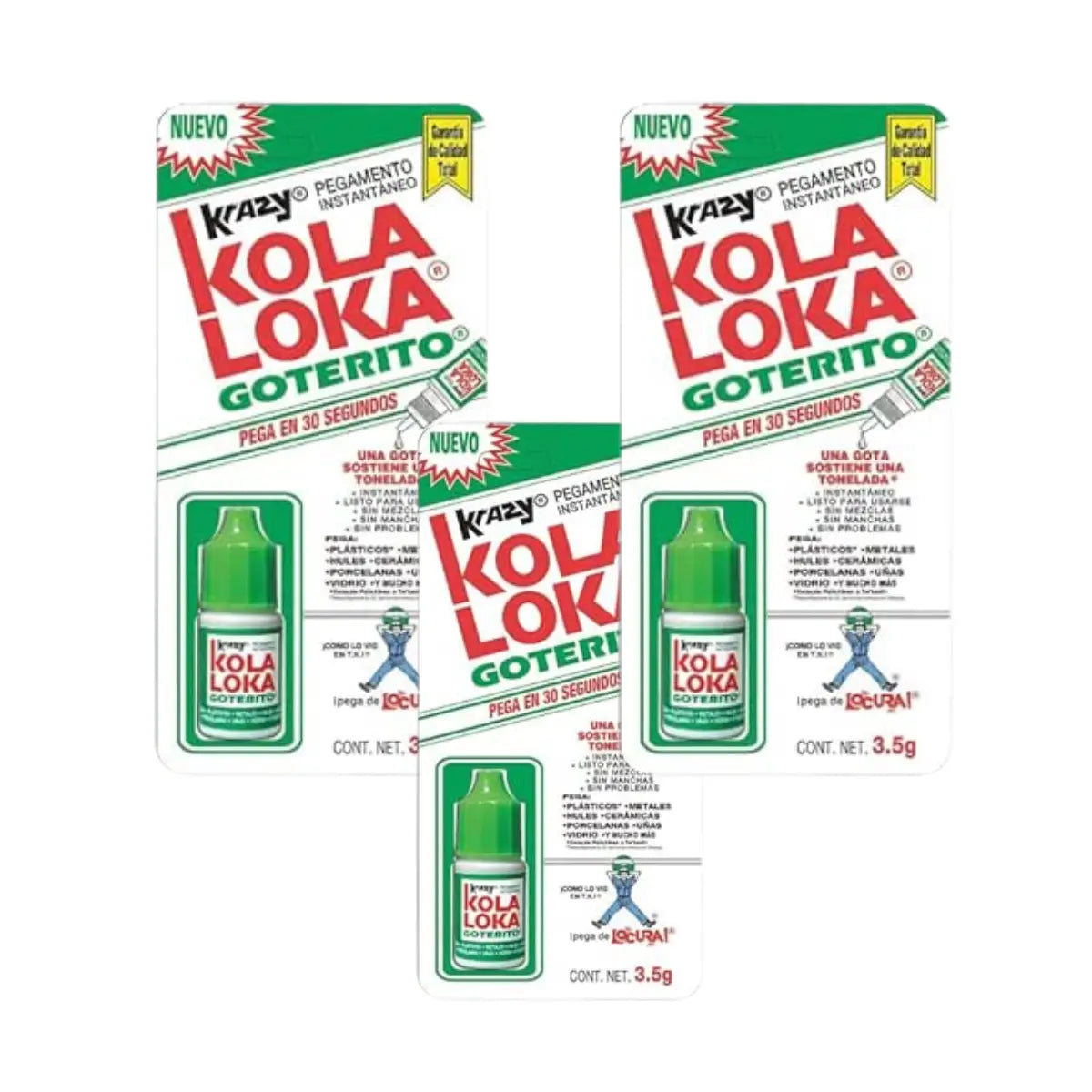 3 Pegamentos Goteritos Kola Loka - Kolaloka - vista lateral
