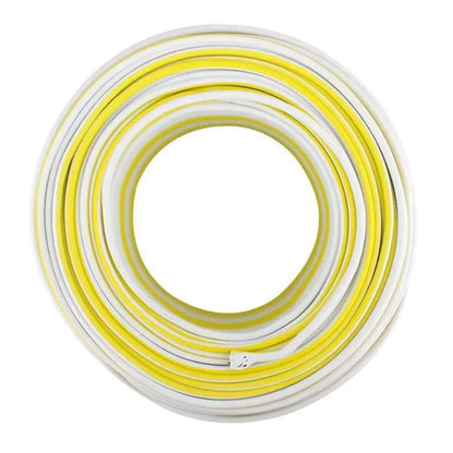 Cable THW cal 10 blanco 100mts - Kronaline - vista lateral