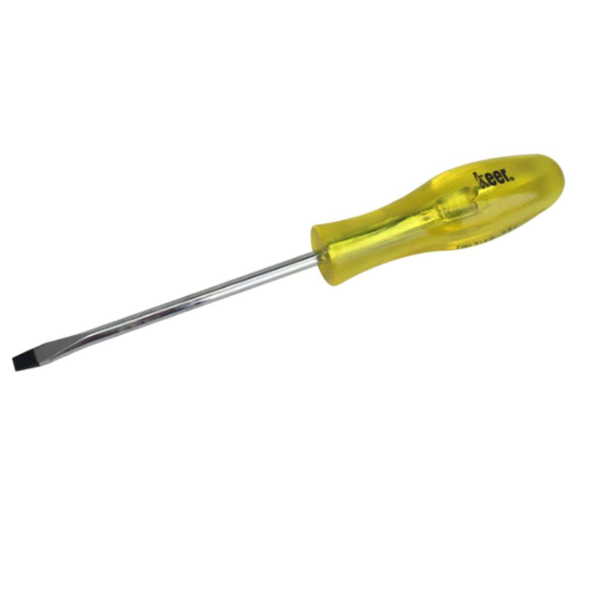 Desarmador Keer Plano 3/16x4 Mango Transparente