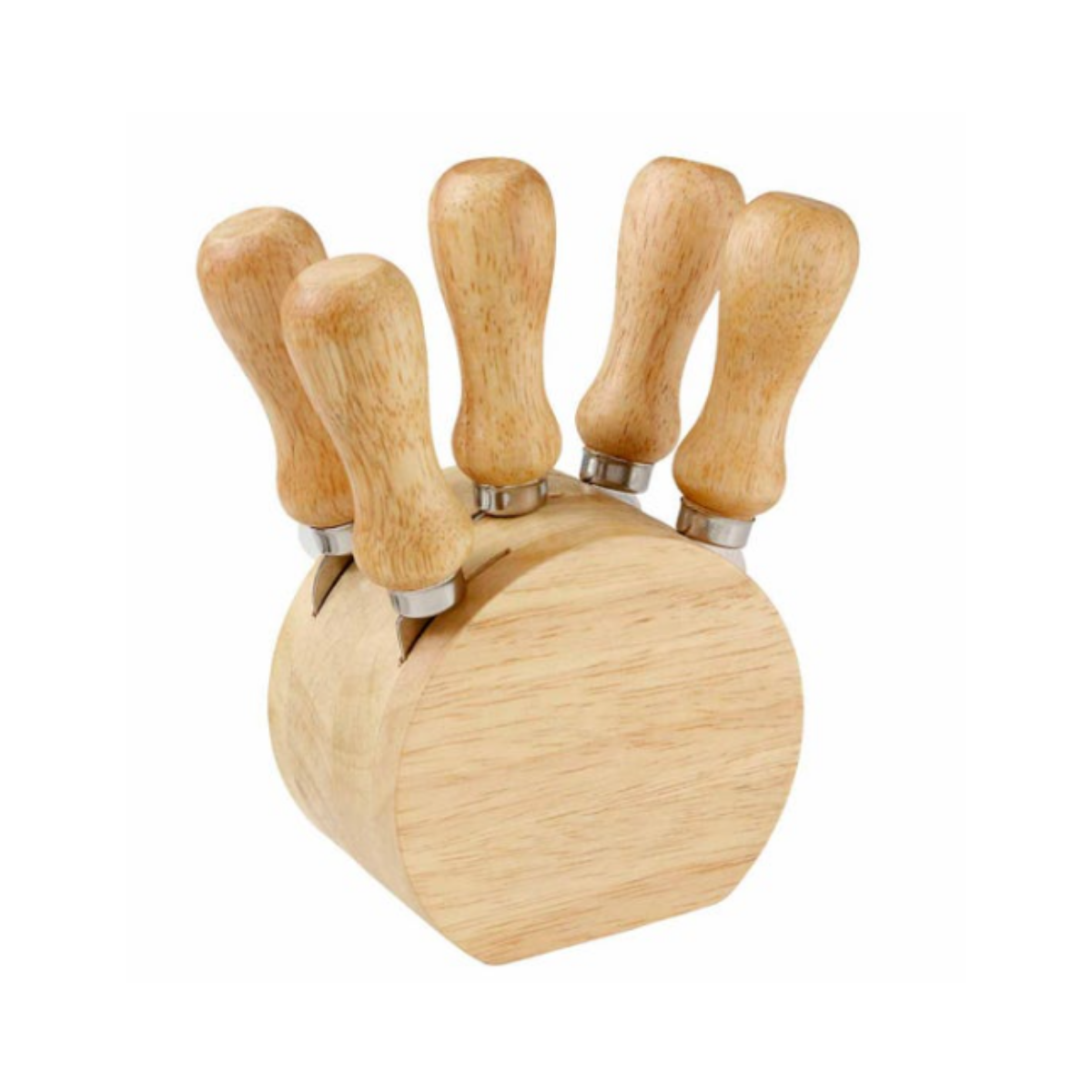 Set Cuchillos Promoopcion Beige Gourmet Queso Madera