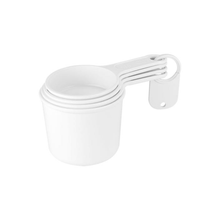 Set 4 Taza Medidora Promoopcion Blanca Plastico Cocina