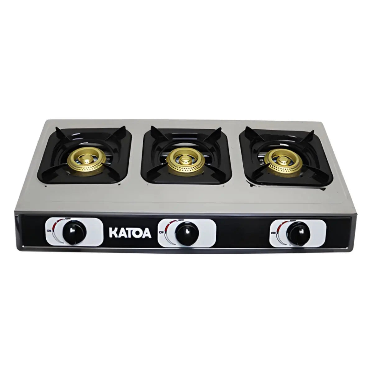 Katoa Estufa Mesa 3 Quemadores Acero Inoxidable 3PZ - CNX - accesorios