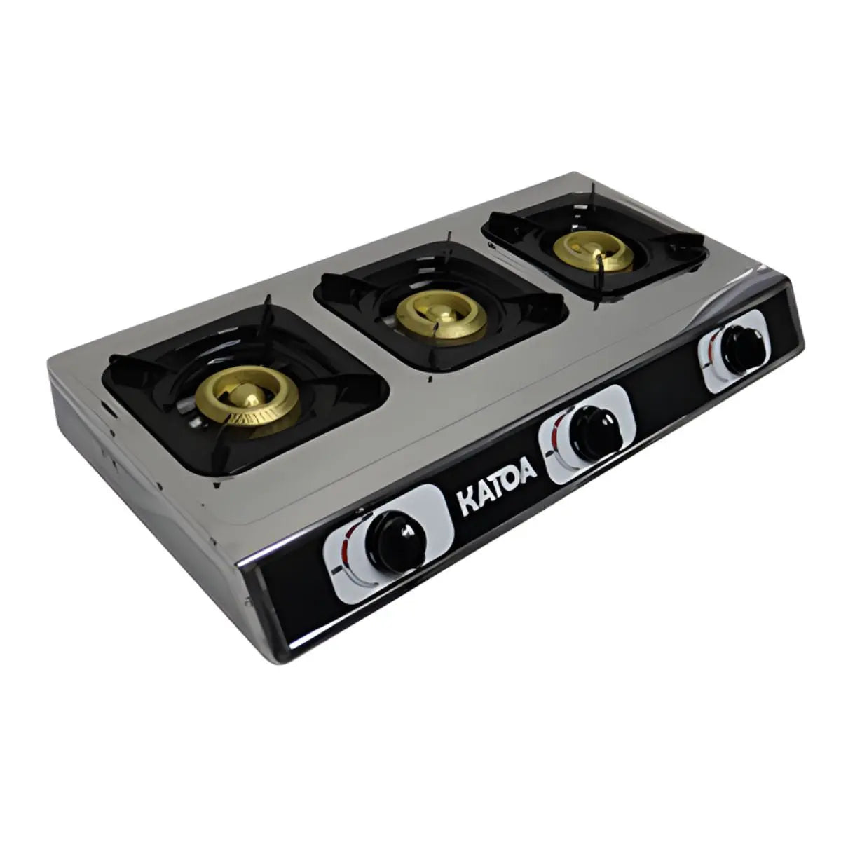 Katoa Estufa Mesa 3 Quemadores Acero Inoxidable 3PZ - CNX - detalle