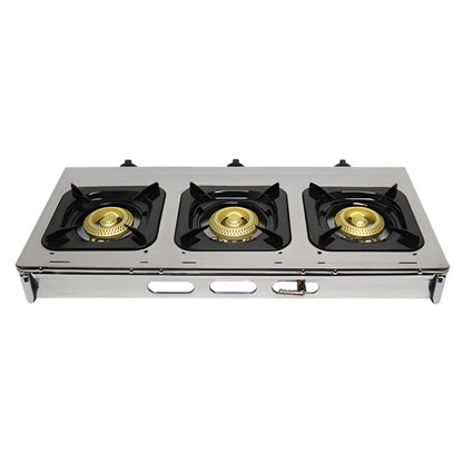 Katoa Estufa Mesa 3 Quemadores Acero Inoxidable 3PZ - CNX