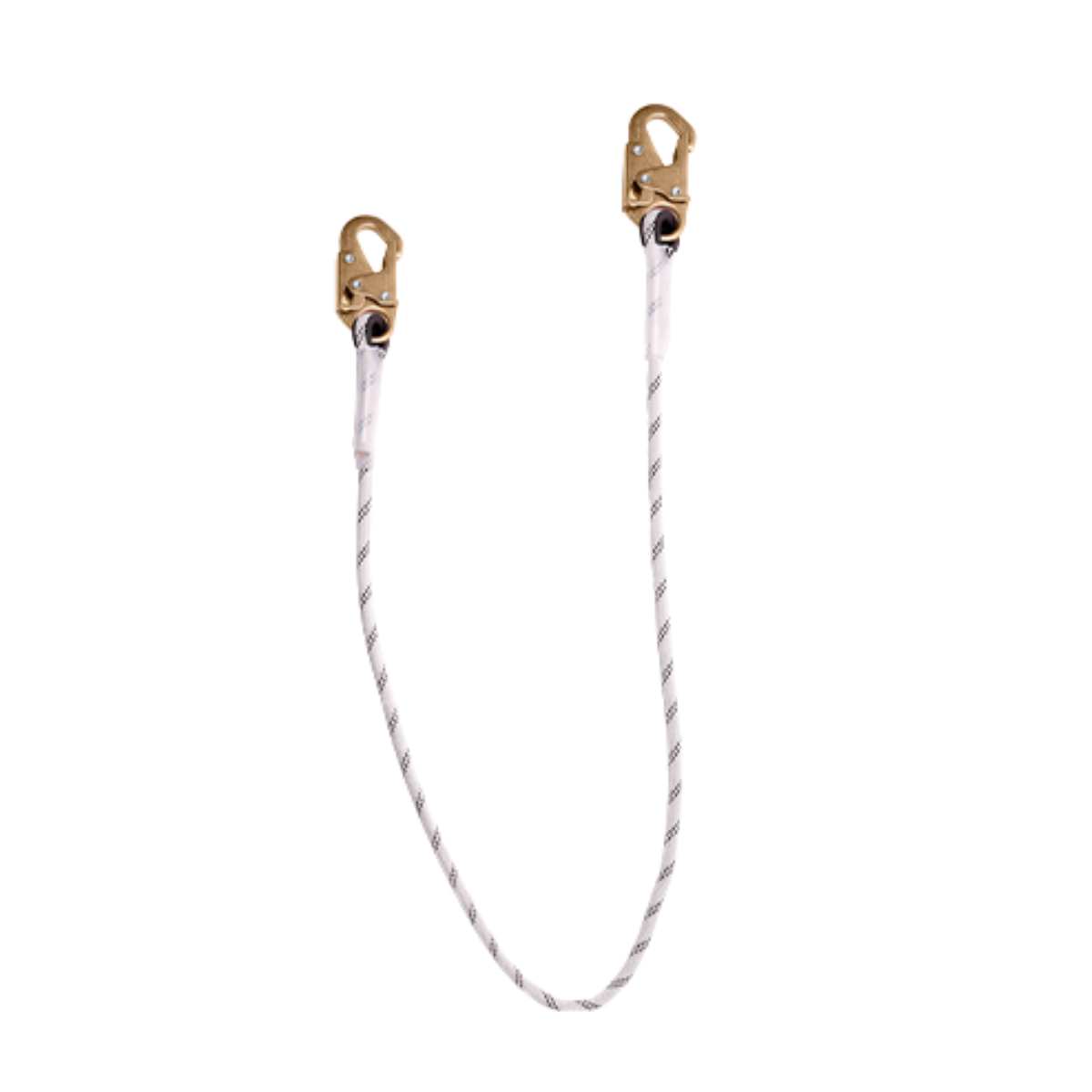 Eslinga Posicionamiento Cuerda Kernmantle Media Pulgada 2 Ganchos Golden Eagle