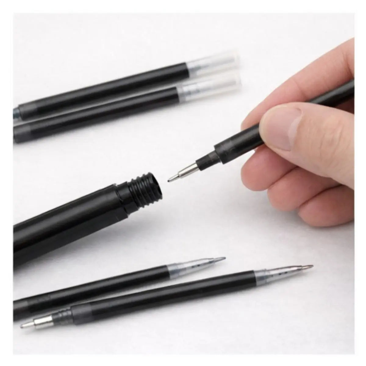 2 Repuesto Bolígrafo Pentel Energel Tinta Gel Punta 0.5mm - Pentel - empaque