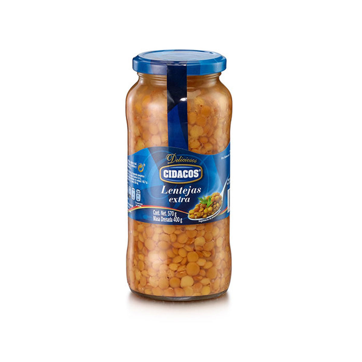 Lentejas Extra 570g - Enlatados y Conservas La casa del bacalao