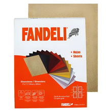 50 Pz Lija Madera Fandeli Grano 80 Alta Resistencia Fandeli