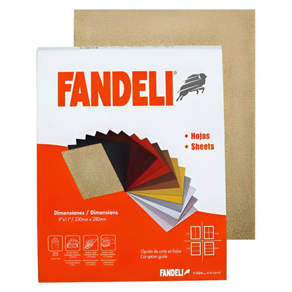 50 Pz Lija Madera Fandeli Grano 80 Alta Resistencia Fandeli