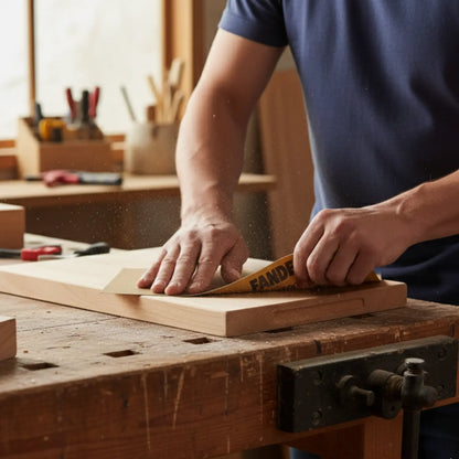 50 Pz Lija Madera Fandeli Grano 80 Alta Resistencia Fandeli