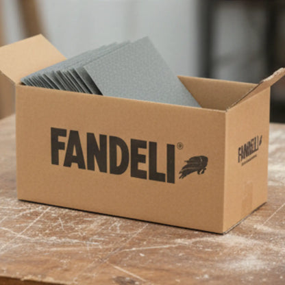 Caja Con 50 Lijas De Agua Fandeli A-99 (Grano 600)23x28 Cms - Fandeli - detalle