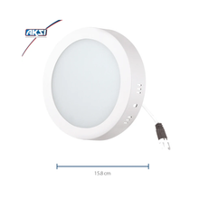 Luminario Plafón LED Aksi 12W Sobreponer Circular Luz Blanca Aksi