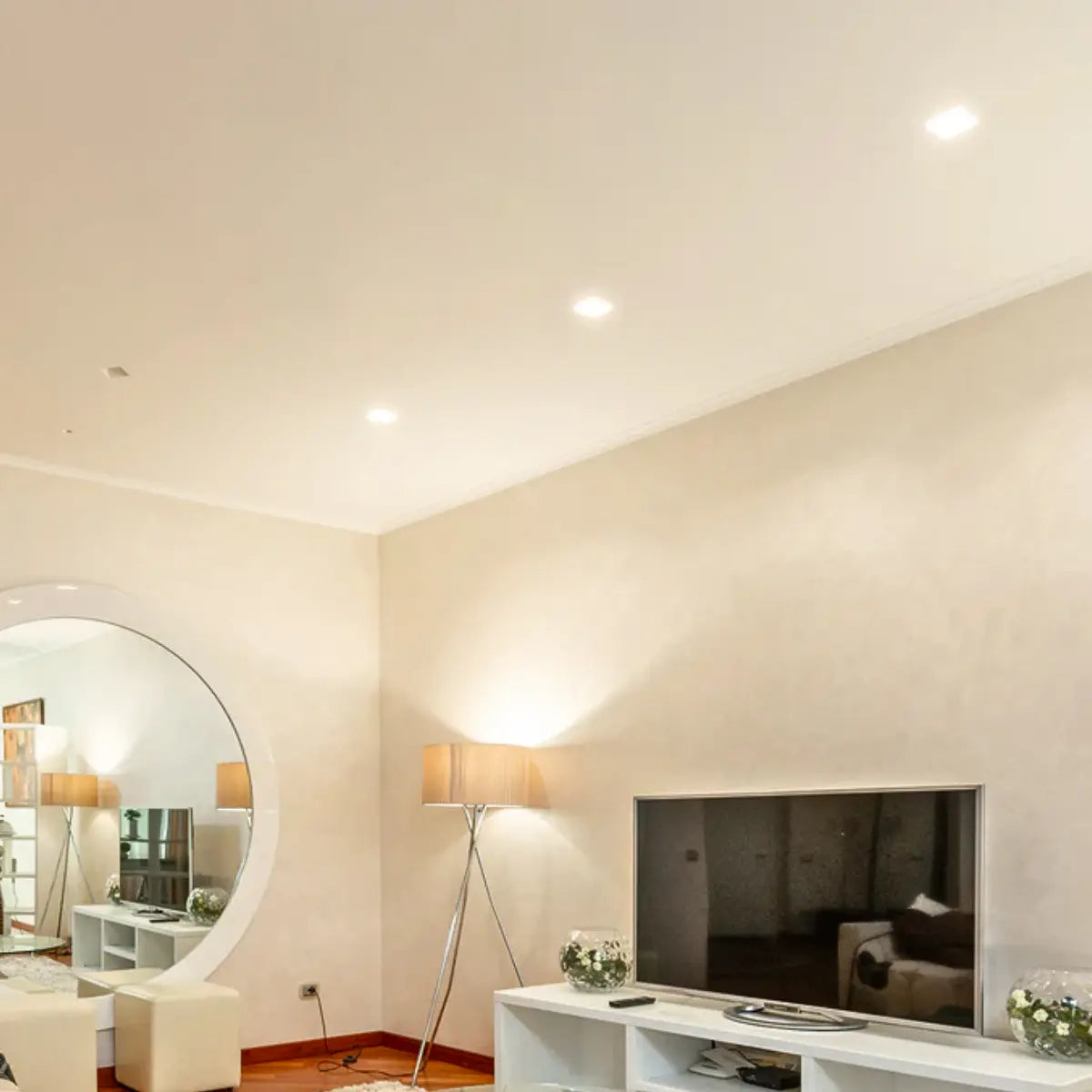 Luminario sobreponer cuadrado LED, Linea ECO, 12 W, luz blanca 6500K Aksi - Aksi - detalle