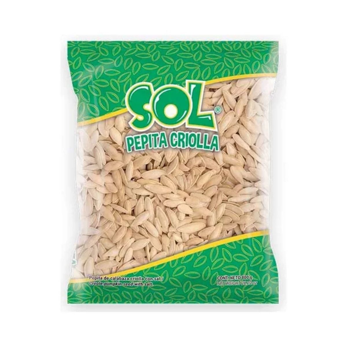 Pepita Criolla Botana Sol Semilla Snack Salado Bolsa 800gr